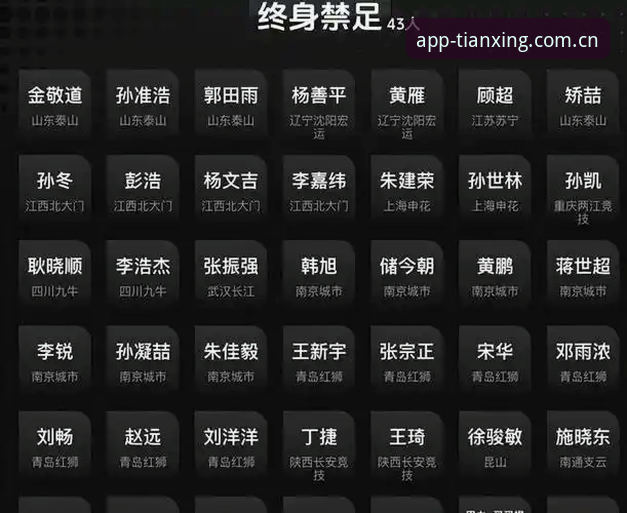 资深用户深度解析：足协第三批禁足名单背后的行业震动